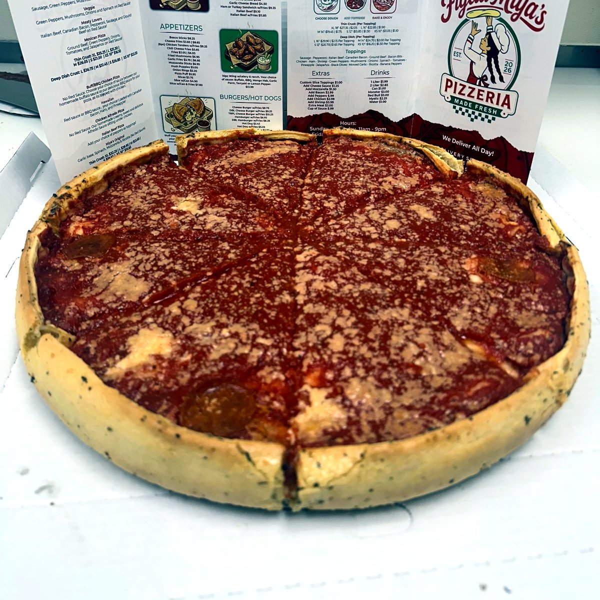 Deep Dish Pizza